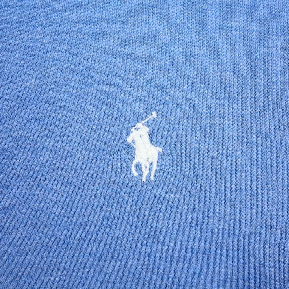 Polo Ralph Lauren Mens XL Classic Fit Blue Heather Short Sleeve Cotton Polo